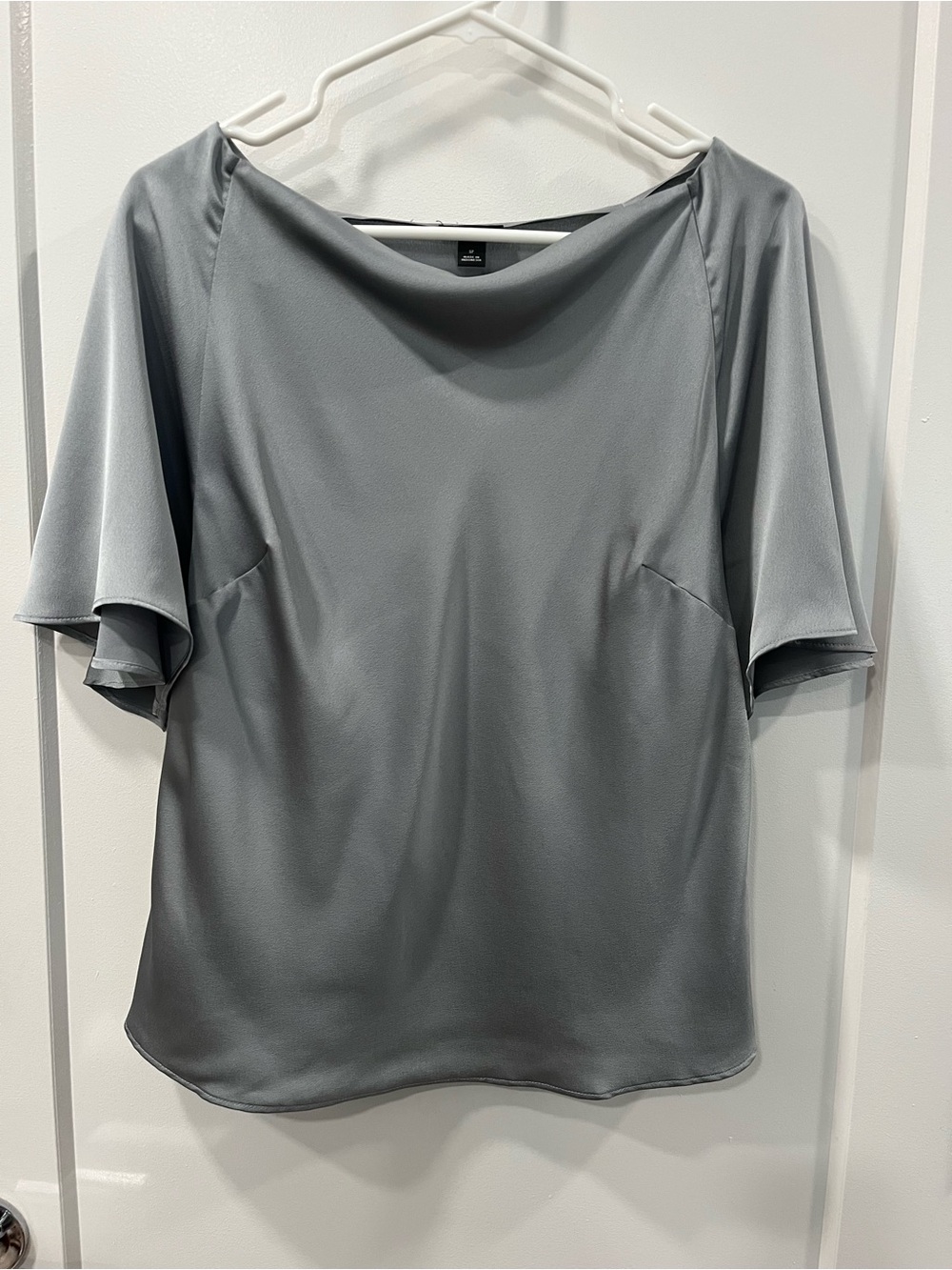 Ann Taylor Draped Neck Short Sleeve Top NWOT